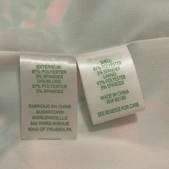 Lilly Pulitzer Vivian Stretch Shift in Mandevilla Baby New Size 4 - Picture 10 of 11